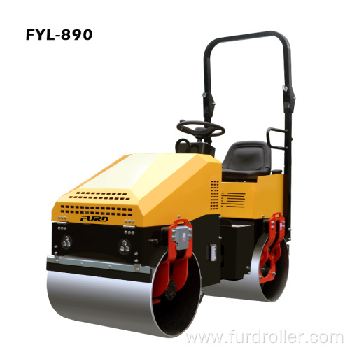 Diesel 1 Ton Compactor Asphalt Roller With CVT